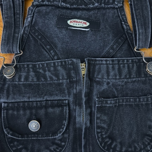 Gothic Jordache jumper with fishnet embroidered skirt retro size medium - Picture 6 of 8